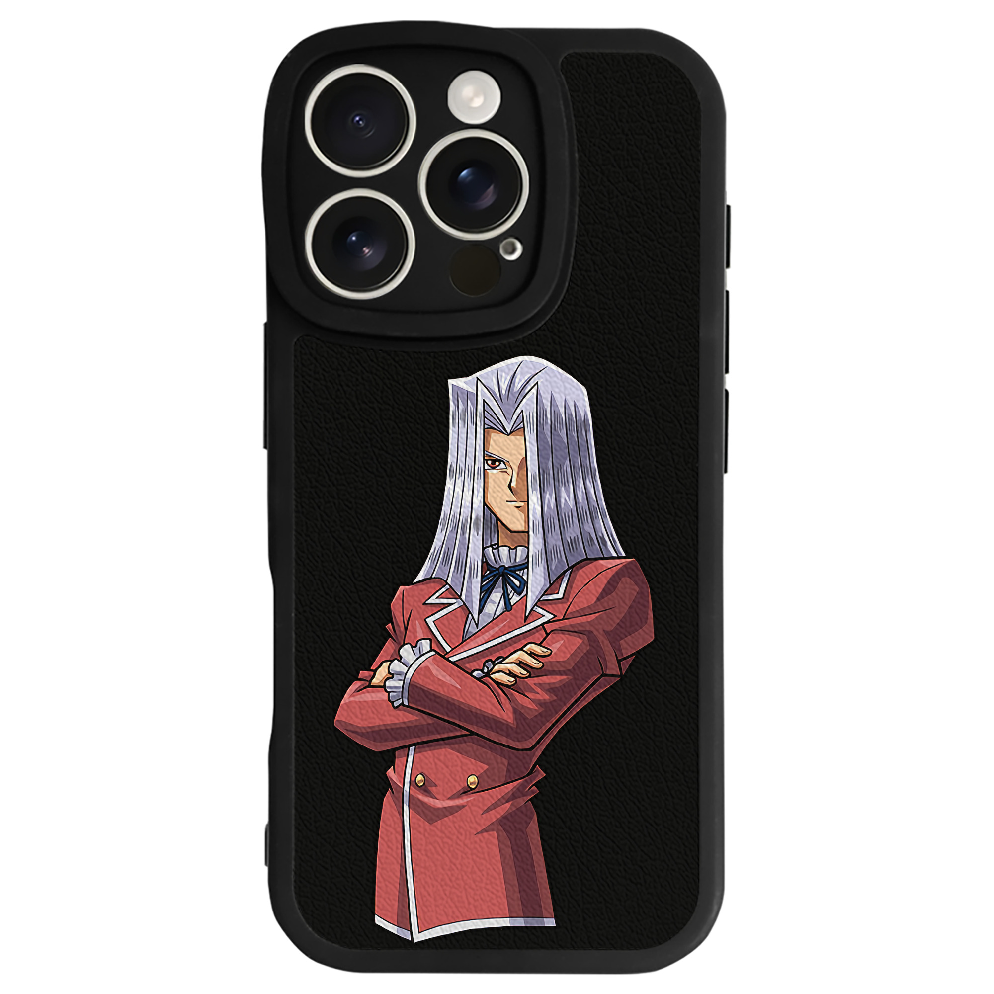 遊☆戯☆王 Yu-Gi-Oh! 【iPhone 16シリーズ対応】シリコンスマホケース（レザー調） 材質：シリコン